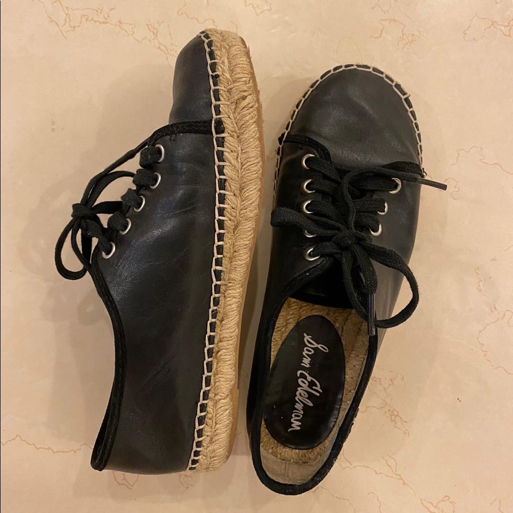 Sam Edelman Espadrille Shoes - Black